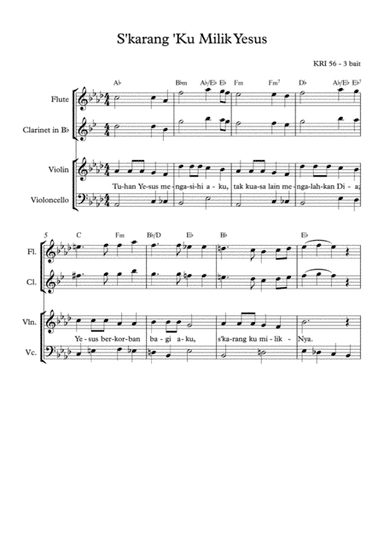 Now I Belong To Jesus (arr. Angie Wiranata)