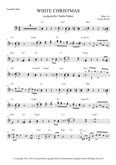 White Christmas (arr. The Sheet Music Library)