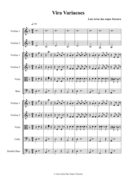 Vira Variations - for Strings