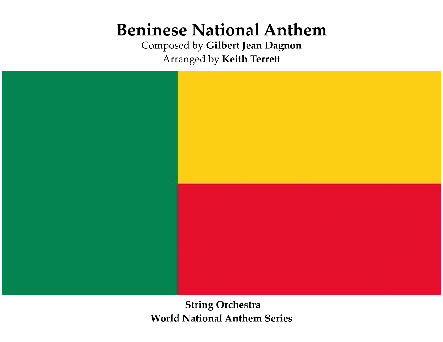 Beninese National Anthem for String Orchestra (arr. Keith Terrett)