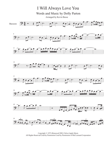I Will Always Love You (arr. Kevin Busse)