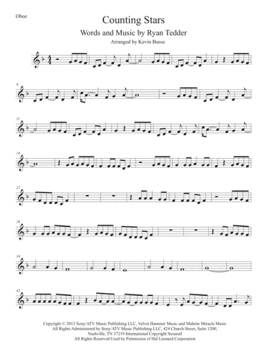 Counting Stars (arr. Kevin Busse)