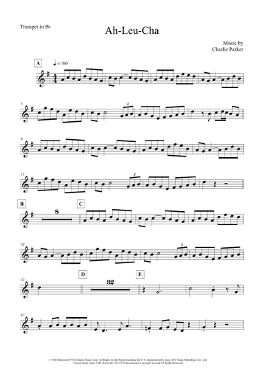 Ah-leu-cha (arr. The Sheet Music Library)