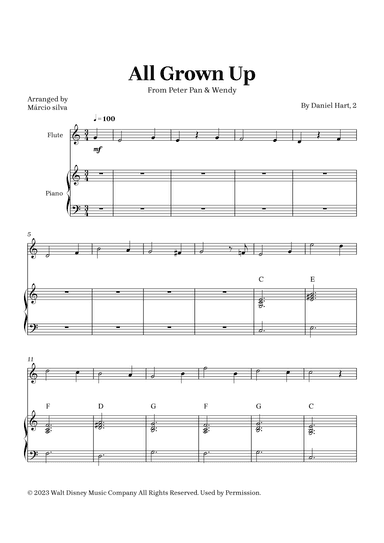 All Grown Up (arr. Márcio Silva)