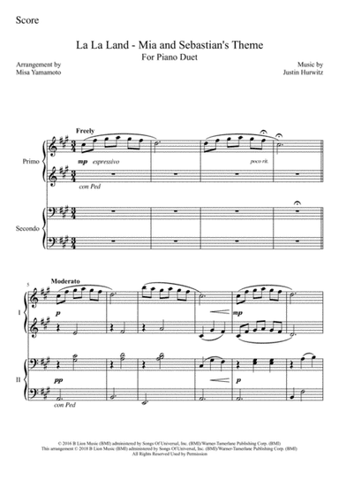 Mia & Sebastian's Theme (arr. Misa Yamamoto)