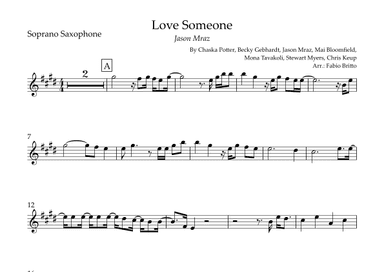 Love Someone (arr. Fabio Britto)