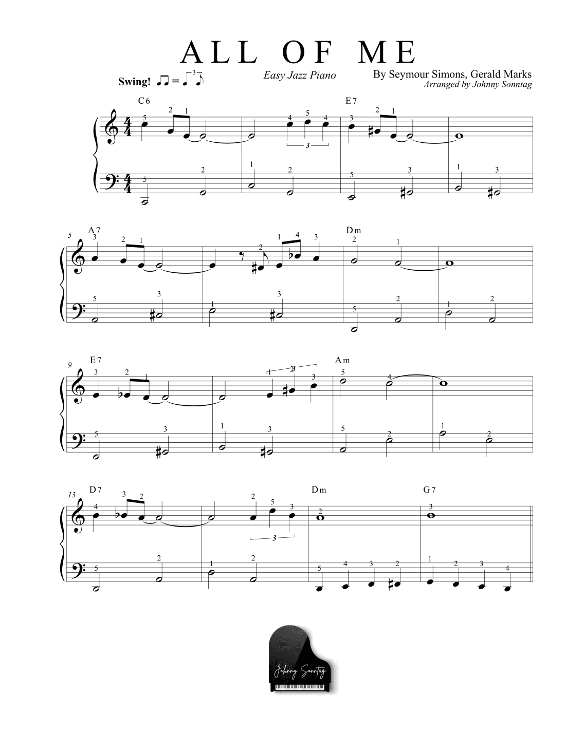 All Of Me (arr. Johnny Sonntag)