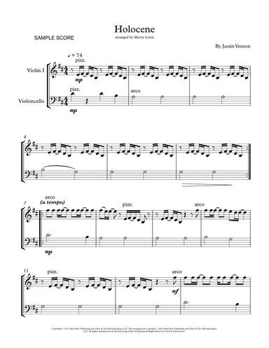 Holocene (arr. Sherry Lewis)