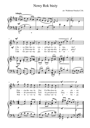 Koleda / Polish Christmas carol -  "Nowy Rok biezy"