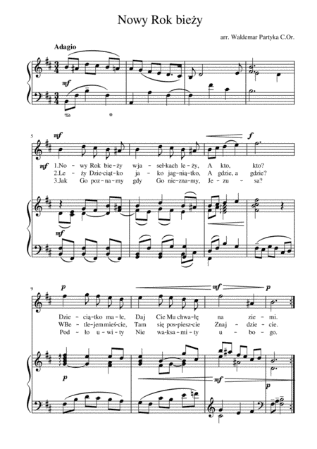 Koleda / Polish Christmas carol -  "Nowy Rok biezy"