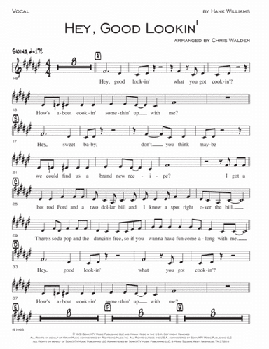 Hey, Good Lookin' (arr. Chris Walden)