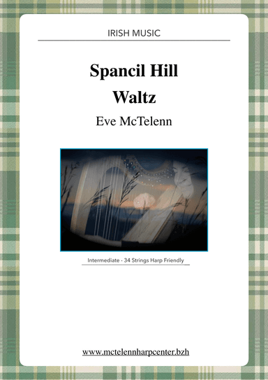 Spancill Hill Waltz - Irish Waltz - beginner & 34 String Harp | McTelenn Harp Center (arr. Eve McTelenn)