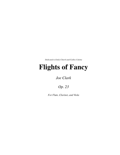 Flights of Fancy