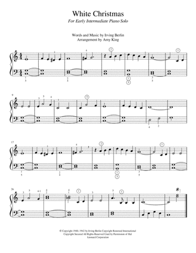 White Christmas (arr. Amy King)