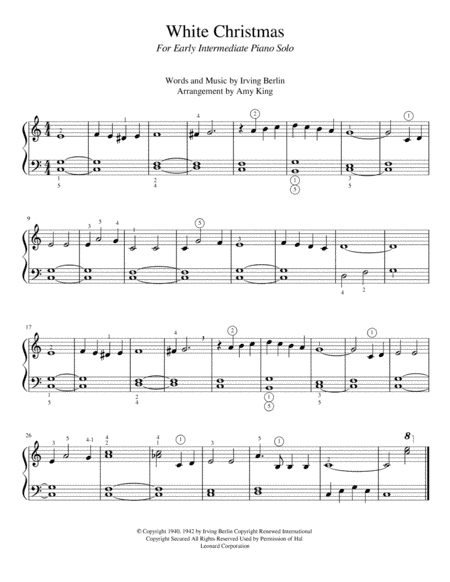 White Christmas (arr. Amy King)