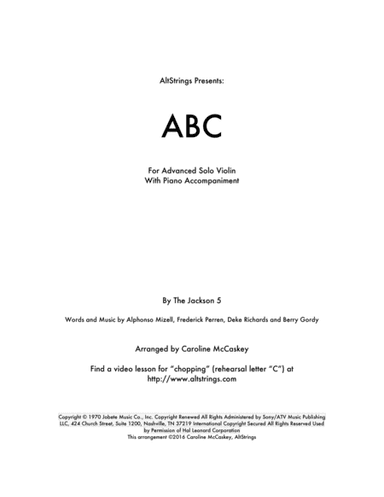 ABC (arr. Caroline McCaskey)