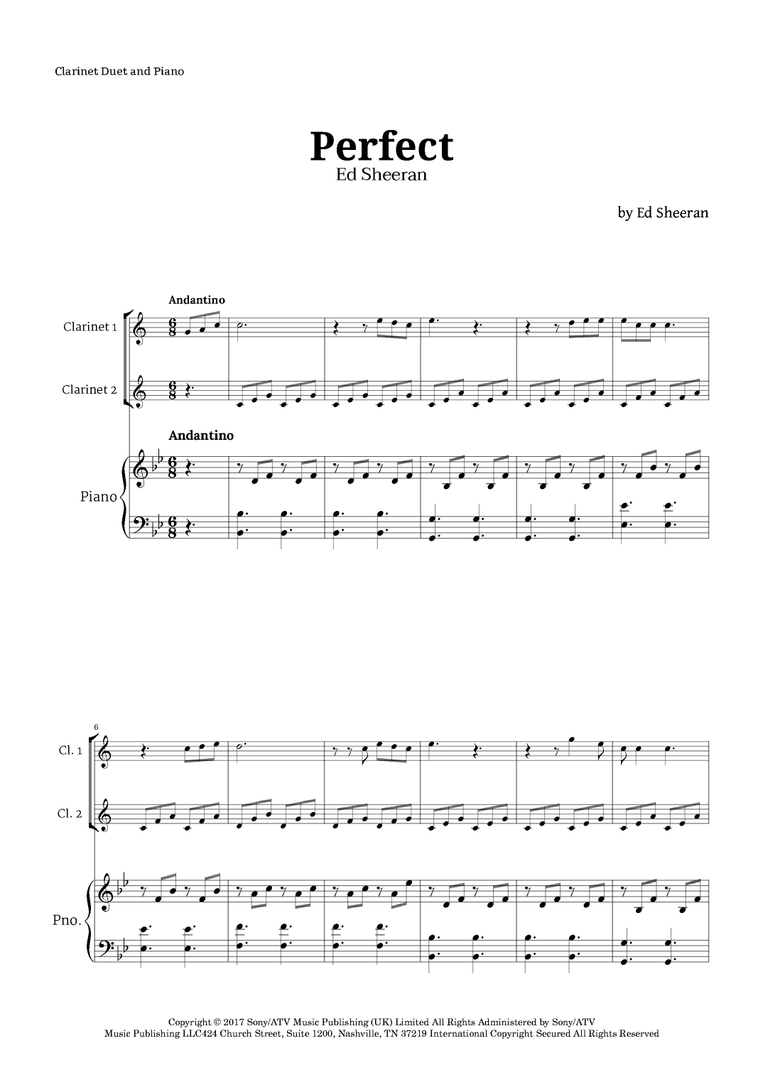 Perfect (arr. Langanho)