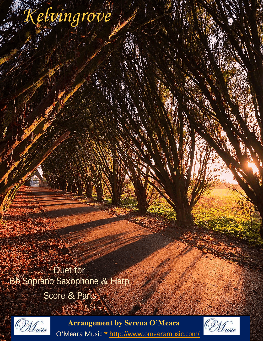 Kelvingrove, Duet for Bb Soprano Saxophone & Harp (arr. Serena O'Meara)