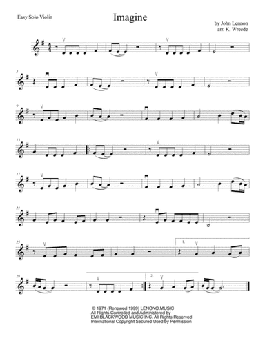Imagine (arr. K. Wreede)