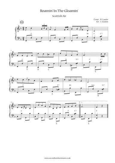 Roamin' In The Gloamin' (arr. Julia Gordon)