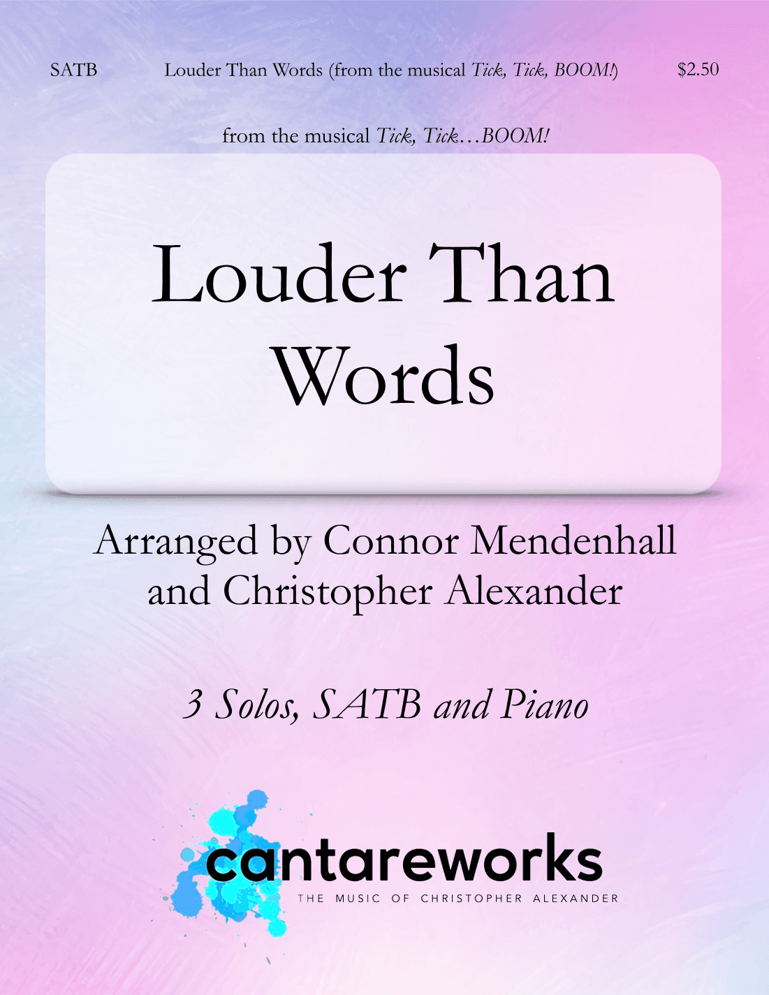 Louder Than Words (arr. Christopher Alexander)