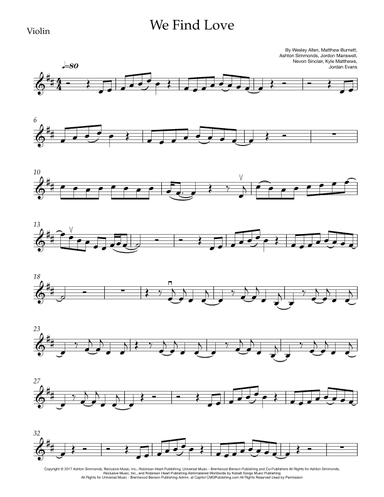 We Find Love (arr. coslu)