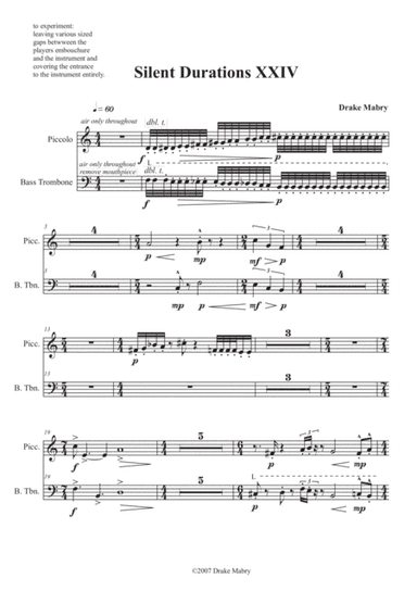 Silent Durations XXIV (a Zen experience)