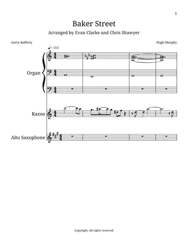 Baker Street (arr. Evan Clarke, Chris Addis Shawyer)