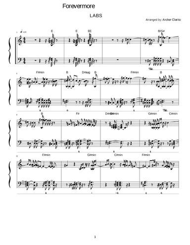 Forevermore (New Version) (arr. Archer)