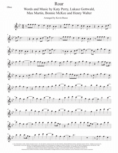 Roar (arr. Kevin Busse)