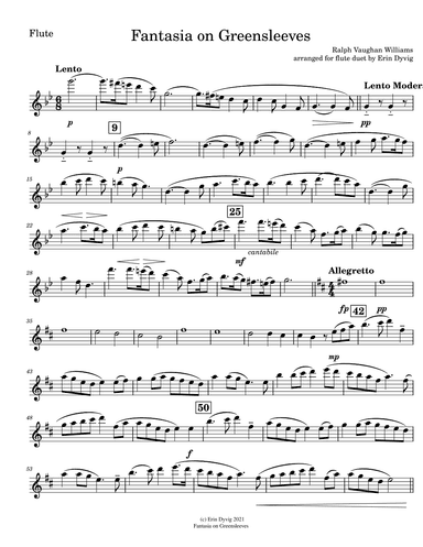 Fantasia on Greensleeves (arr. Erin Dyvig)