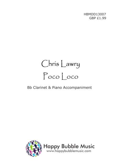 Poco Loco - for Bb Clarinet & Piano (from Scenes from a Parisian Cafe)
