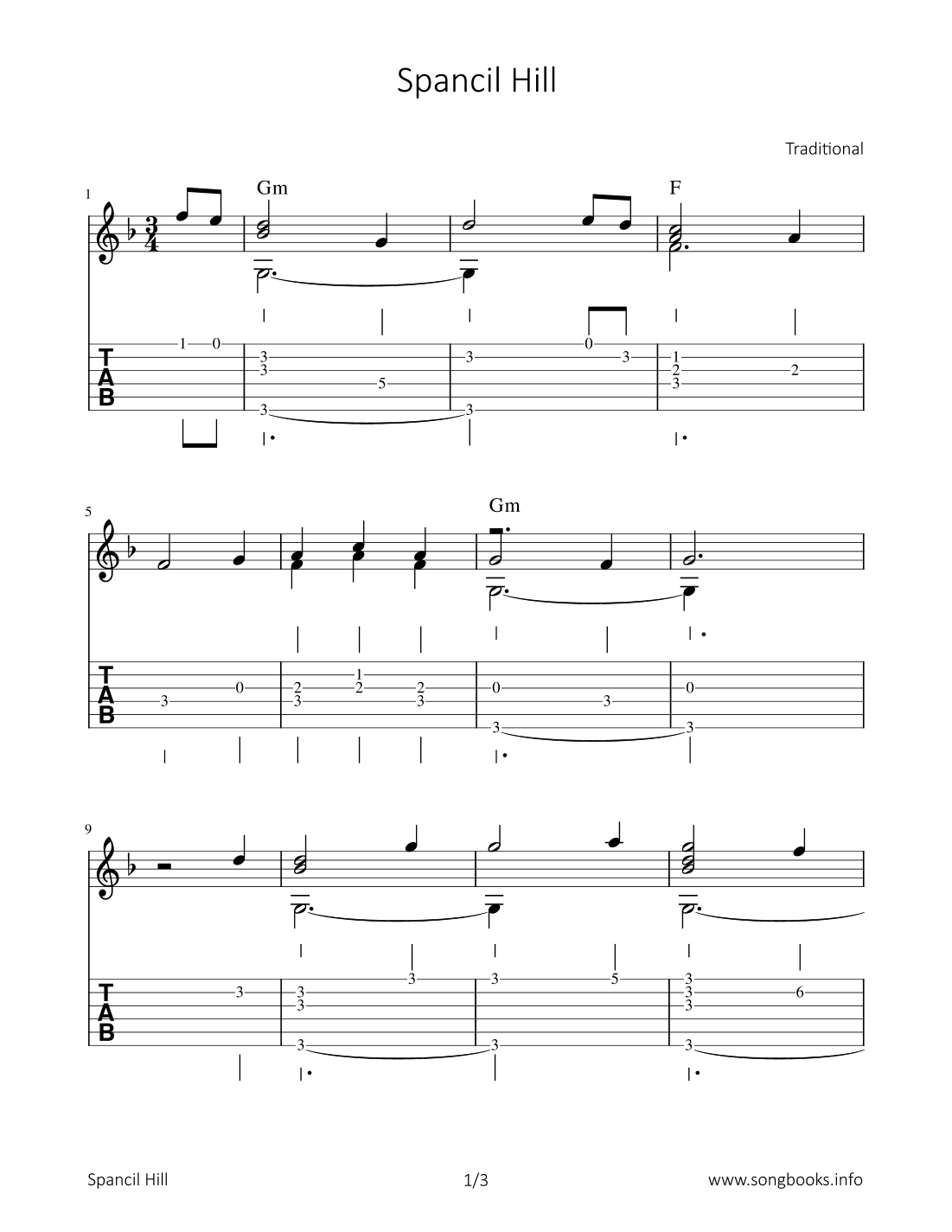 Spancil Hill (arr. Bettina Schipp)