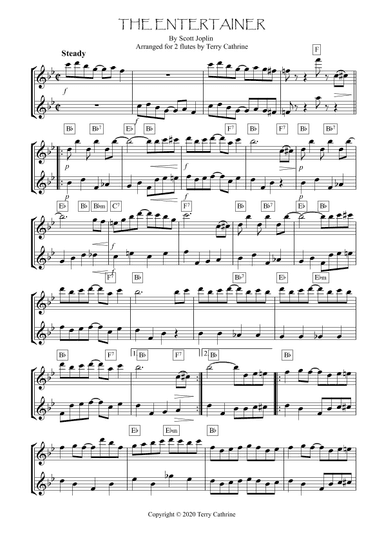 The Entertainer (arr. Terry Cathrine)