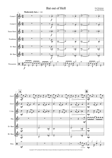 Bat Out Of Hell (arr. Bill Willis)