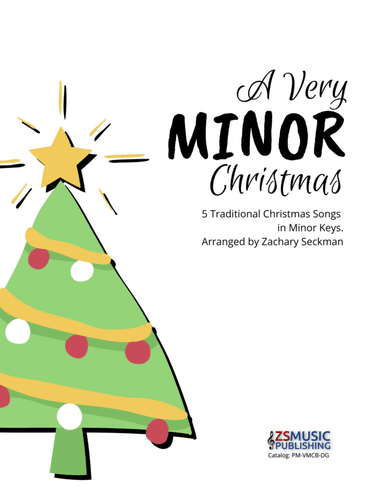 A Very Minor Christmas - Piano Song Book for Late Beginners (arr. ZS Music Publishing)