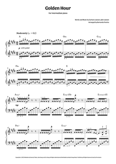 Golden Hour (arr. Bernardo Pereira)