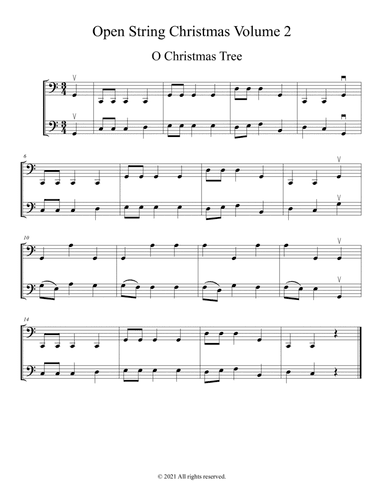 Open String Christmas for Cello, Volume 2 (arr. Miriam Troxler)