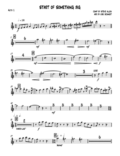 This Could Be The Start Of Something Big (arr. Kirk Schmidt)