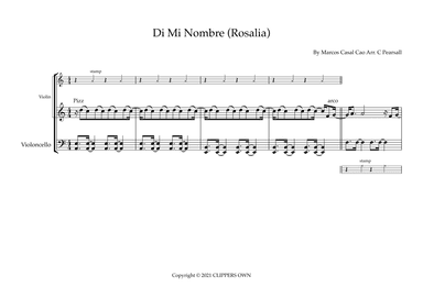 Di Mi Nombre (arr. Caroline Pearsall)