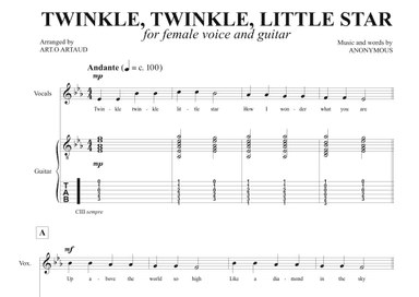 Twinkle Twinkle Little Star (arr. Art.o Artaud)