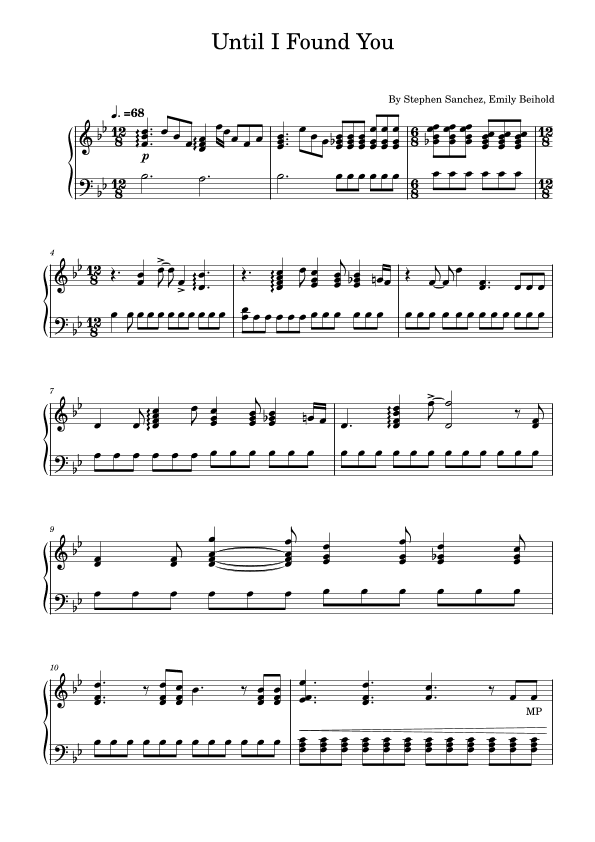 Until I Found You (arr. poon)