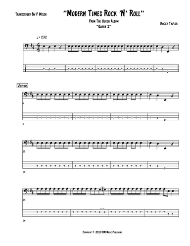 Modern Times Rock 'n' Roll (arr. P Welsh)