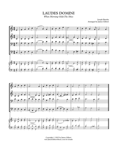 LAUDES DOMINI (arr. James Gilbert)
