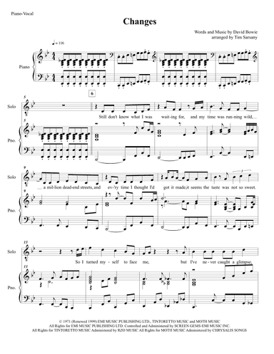 Changes (arr. Tim Sarsany)