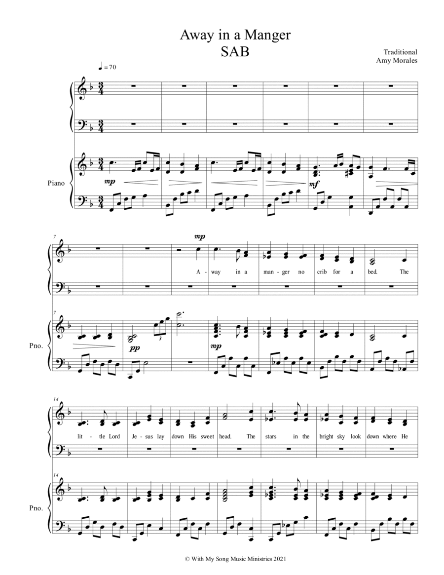 Away in a Manger (arr. Amy Morales)