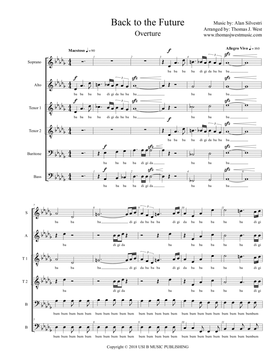 Back To The Future Overture (arr. Thomas J. West)