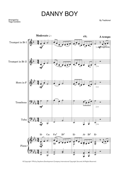 Danny Boy (arr. Tiago Cordeiro)