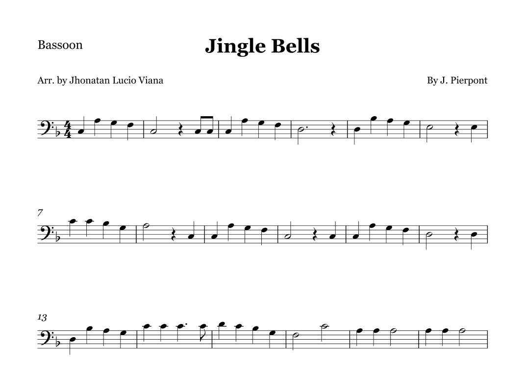 Jingle Bells (arr. Jhonatan Lucio Viana)
