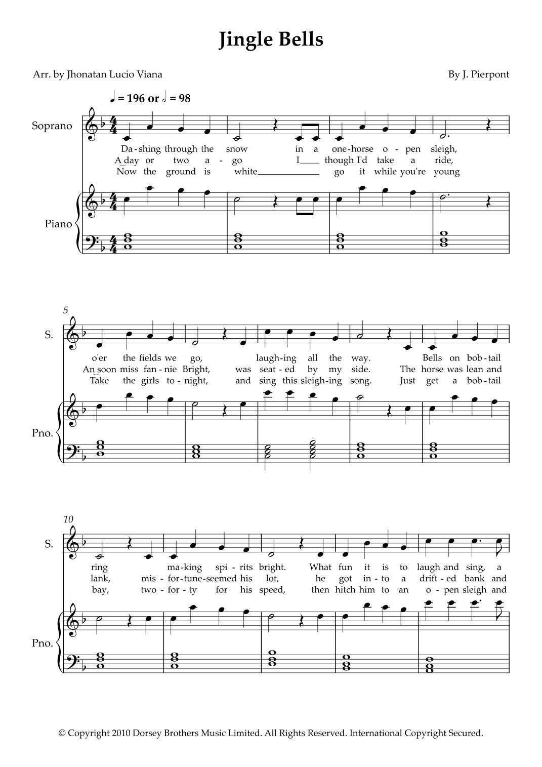 Jingle Bells (arr. Jhonatan Lucio Viana)
